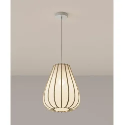 Lampara De Techo De Bambu Salma