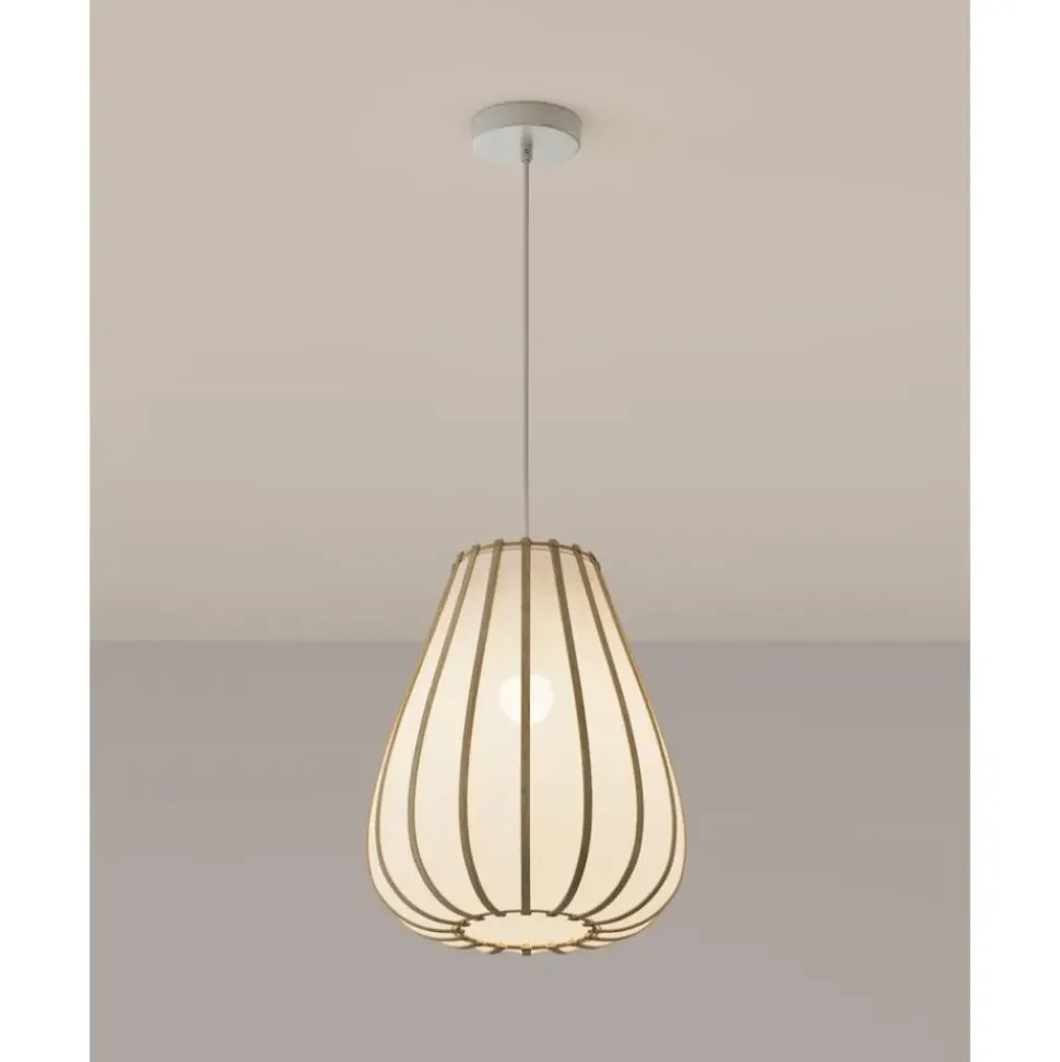 Lampara De Techo De Bambu Salma