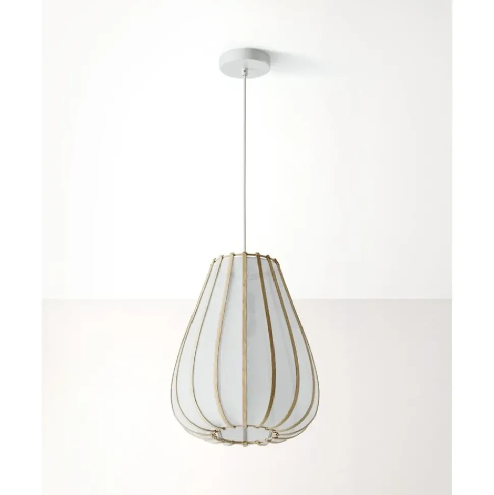 Lampara De Techo De Bambu Salma