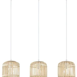 Lampara De Techo De Bambu Adam