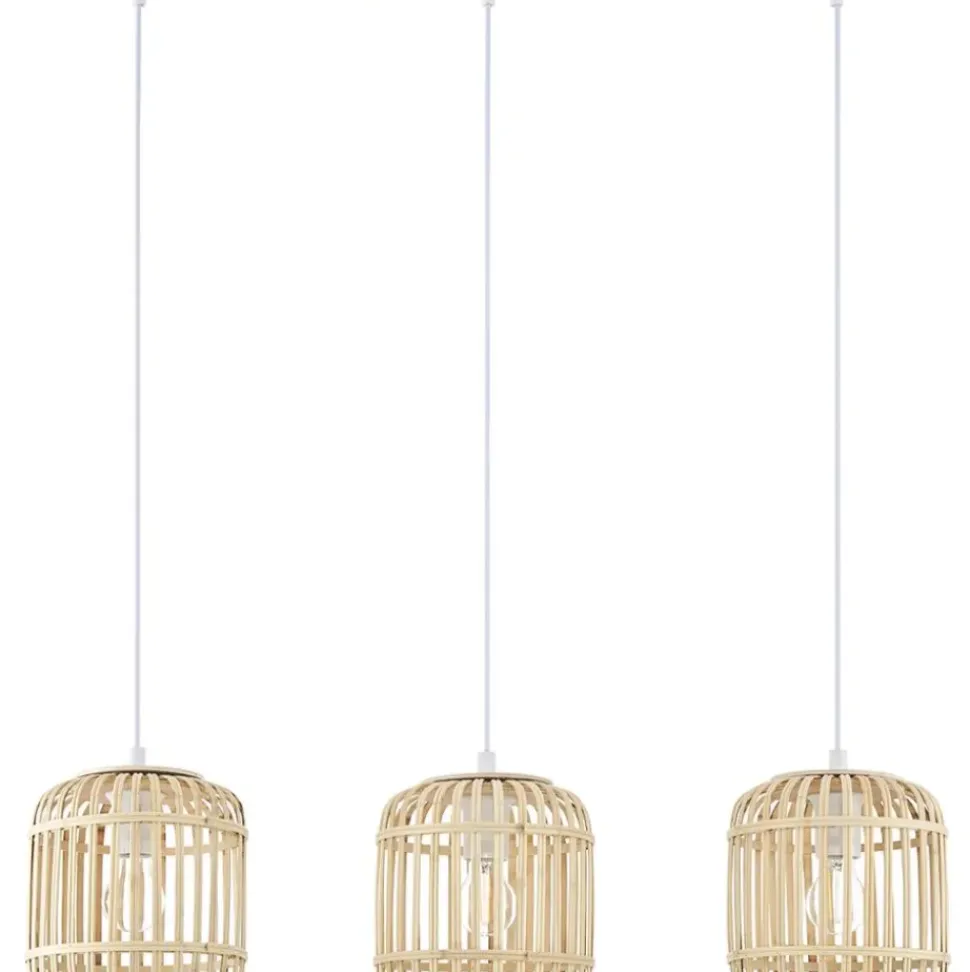 Lampara De Techo De Bambu Adam