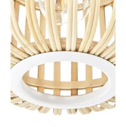 Lampara De Techo De Bambu Adam