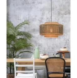 Lampara De Techo De Bambu Bhutan