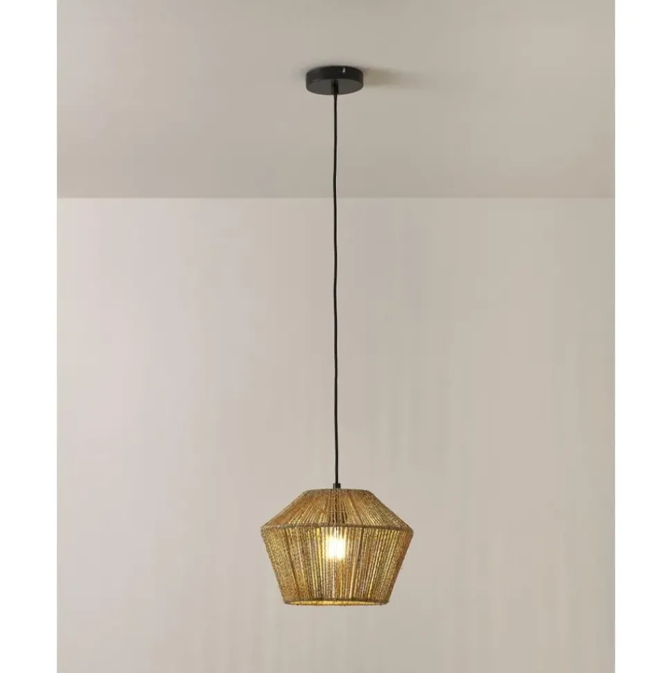 Lampara De Techo De Canamo Mira