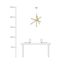 Lampara De Techo De Diseno Sticks