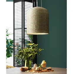 Lampara De Techo De Jacintos De Agua Palma