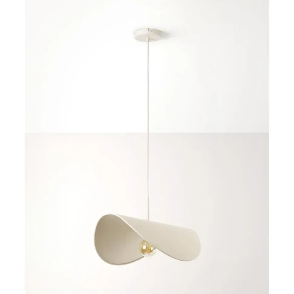 Lampara De Techo De Lino De Diseno Kenzie