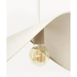 Lampara De Techo De Lino De Diseno Kenzie