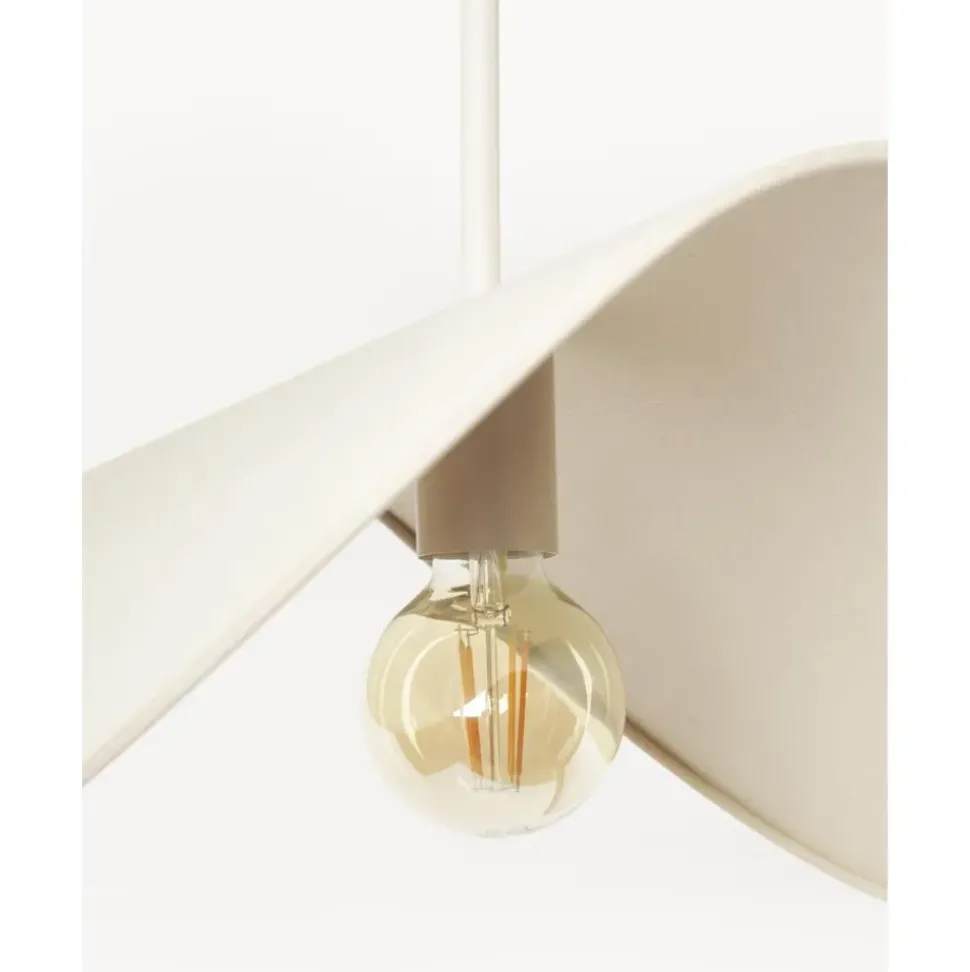 Lampara De Techo De Lino De Diseno Kenzie