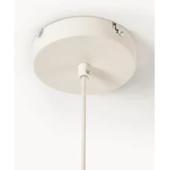 Lampara De Techo De Lino De Diseno Kenzie