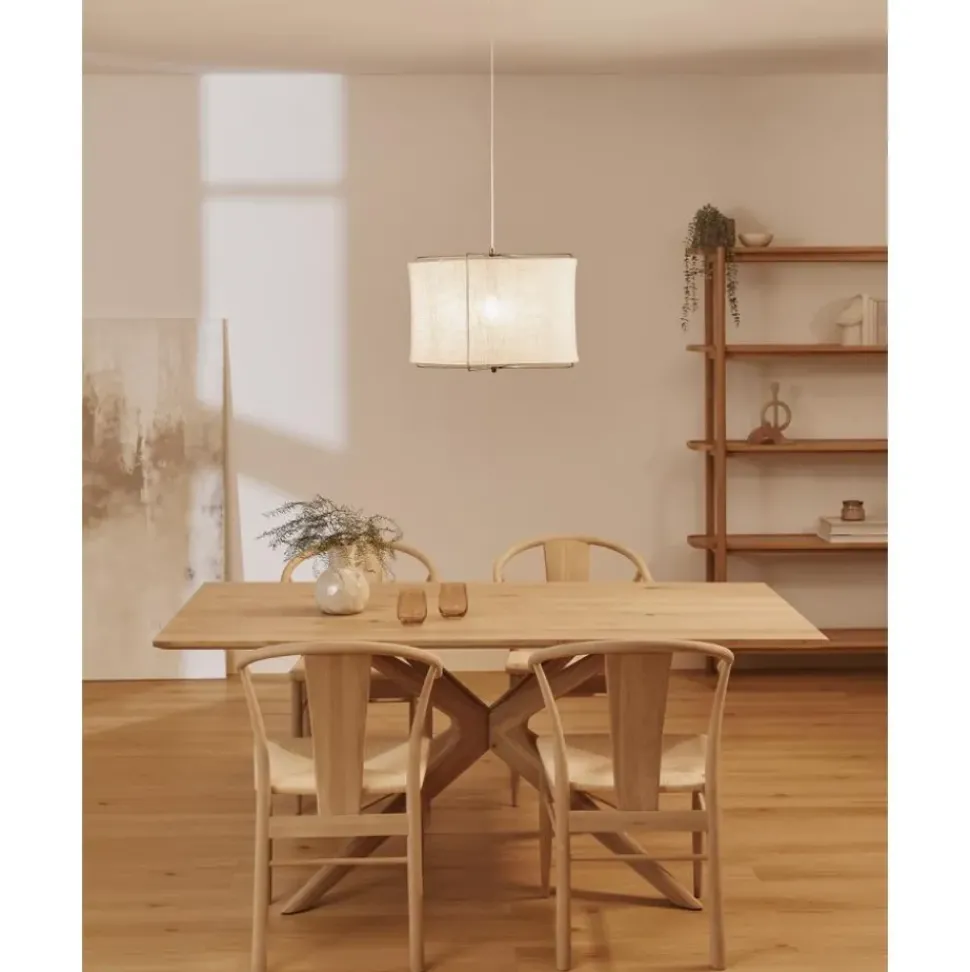 Lampara De Techo De Lino Clouds