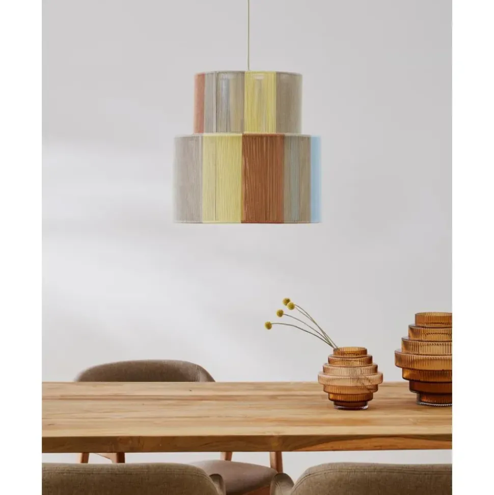 Lampara De Techo De Lino Lace