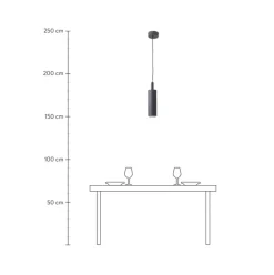 Lampara De Techo De Metal Jari