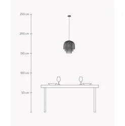 Lampara De Techo De Metal Louie