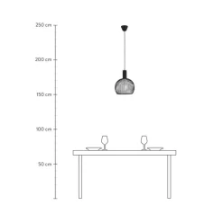 Lampara De Techo De Metal Aver