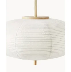 Lampara De Techo De Papel De Arroz De Diseno Misaki