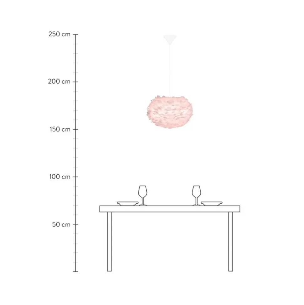 Lampara De Techo De Plumas Eos