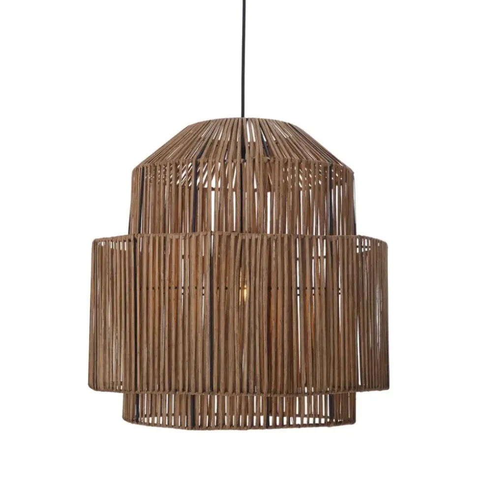 Lampara De Techo De Ratan Emelee