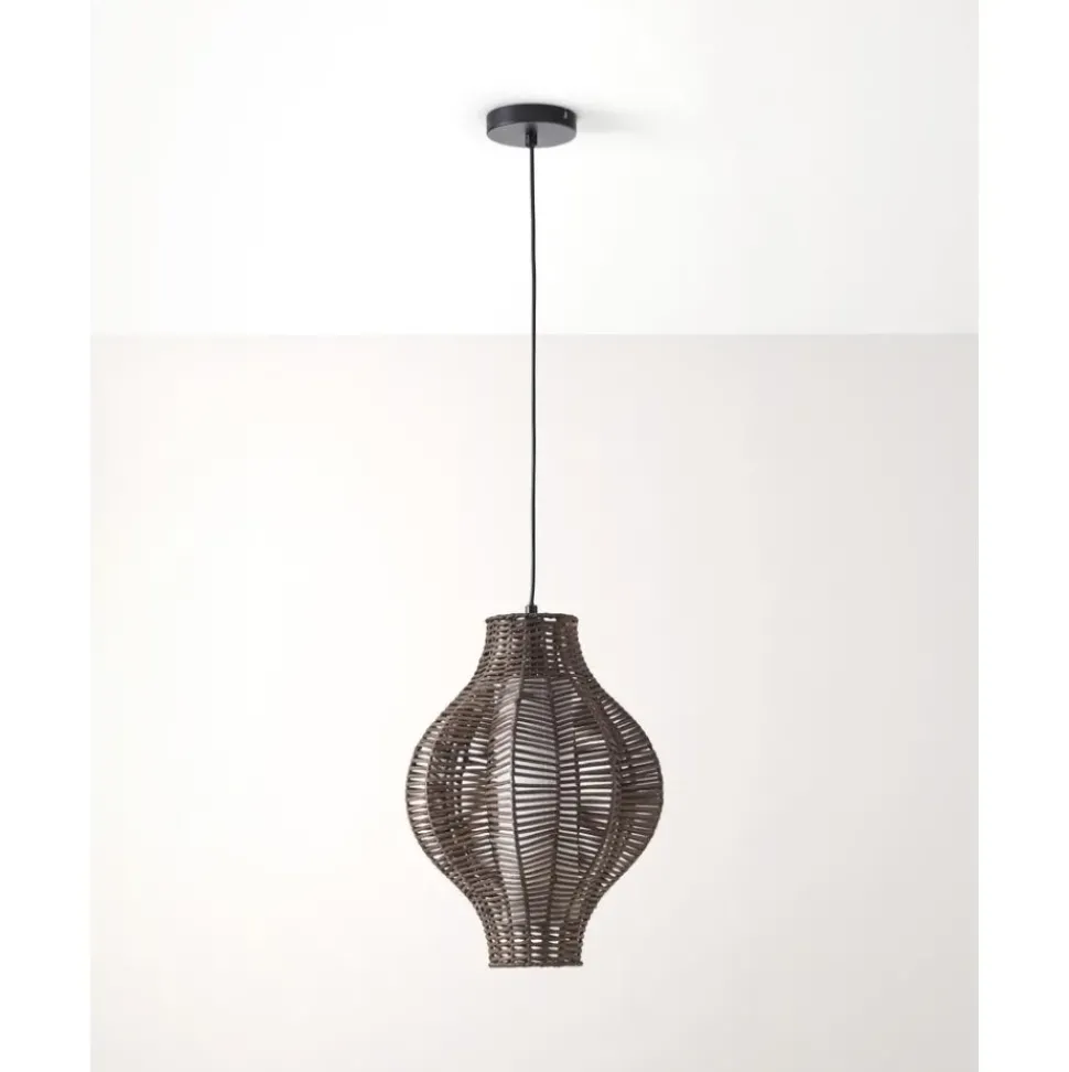 Lampara De Techo De Ratan Malena