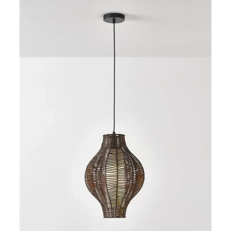 Lampara De Techo De Ratan Malena