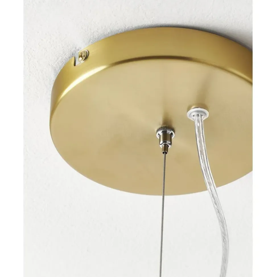 Lampara De Techo De Vidrio Emmi