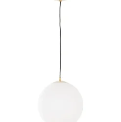 Lampara De Techo De Vidrio Opalino Beth