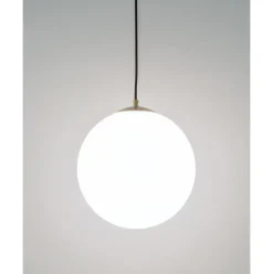 Lampara De Techo De Vidrio Opalino Beth