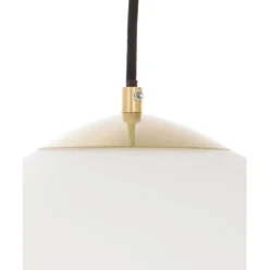 Lampara De Techo De Vidrio Opalino Beth