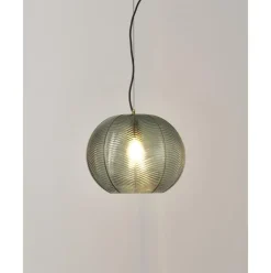 Lampara De Techo De Vidrio Tintado Brice