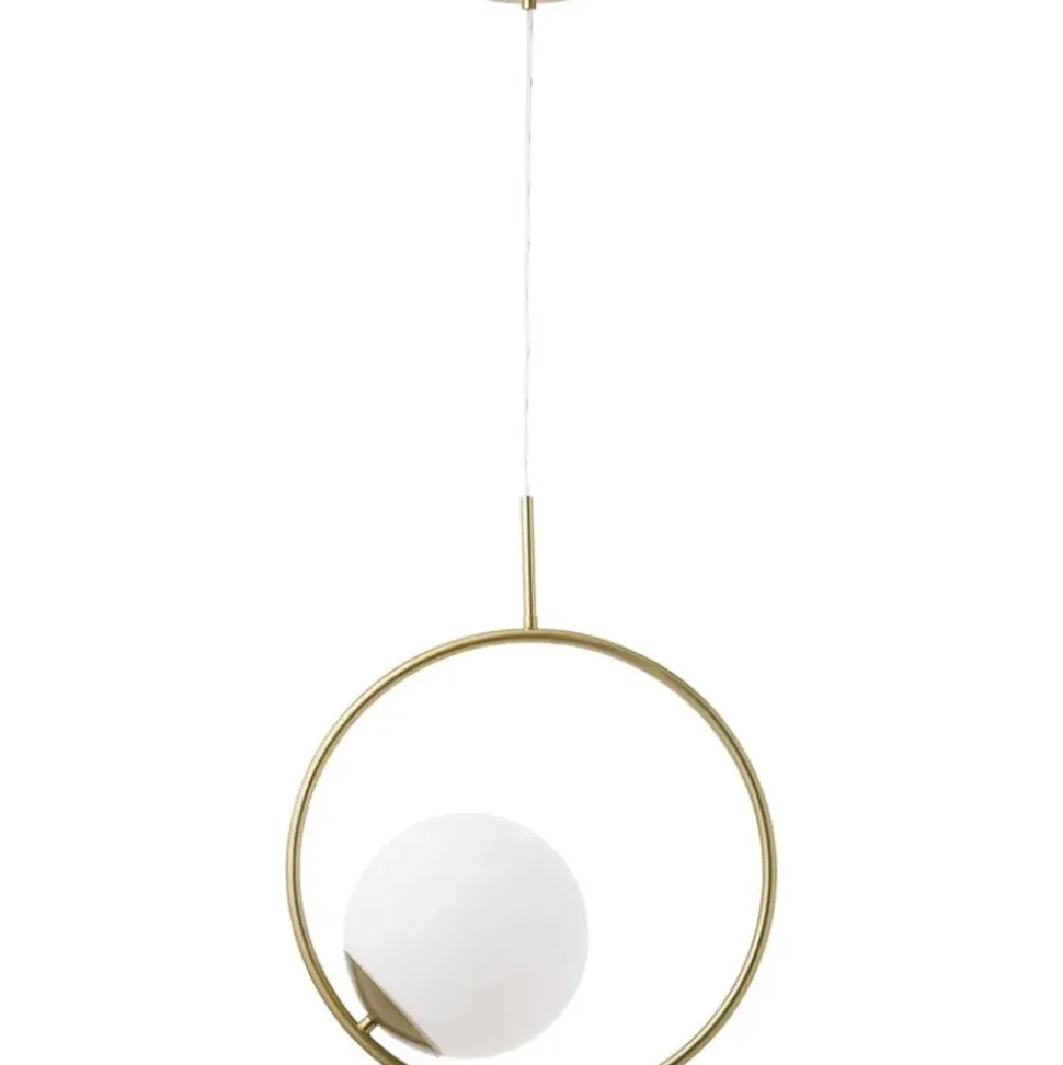 Lampara De Techo De Vidrio Opalino Chloe