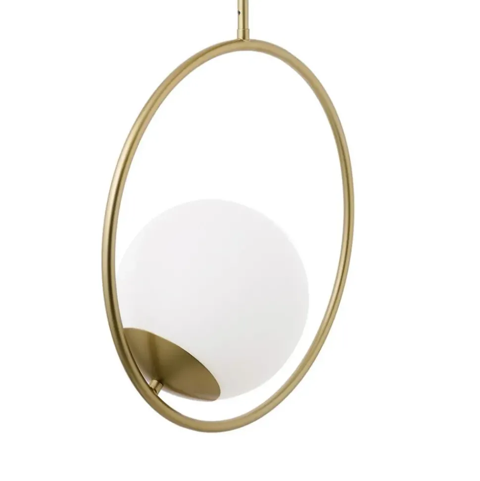 Lampara De Techo De Vidrio Opalino Chloe