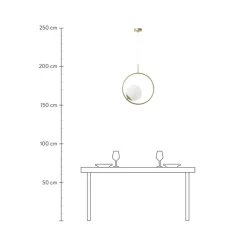 Lampara De Techo De Vidrio Opalino Chloe