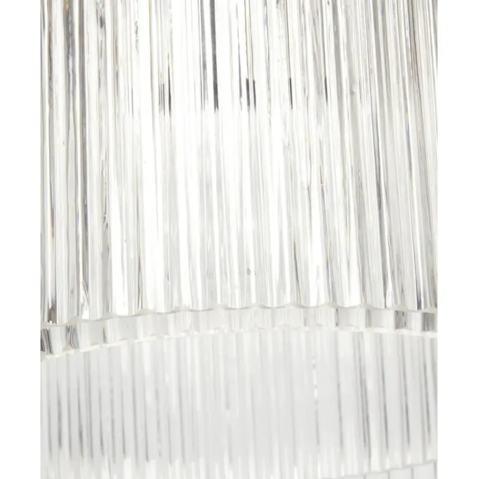 Lampara De Techo De Vidrio Con Relieves Ripple