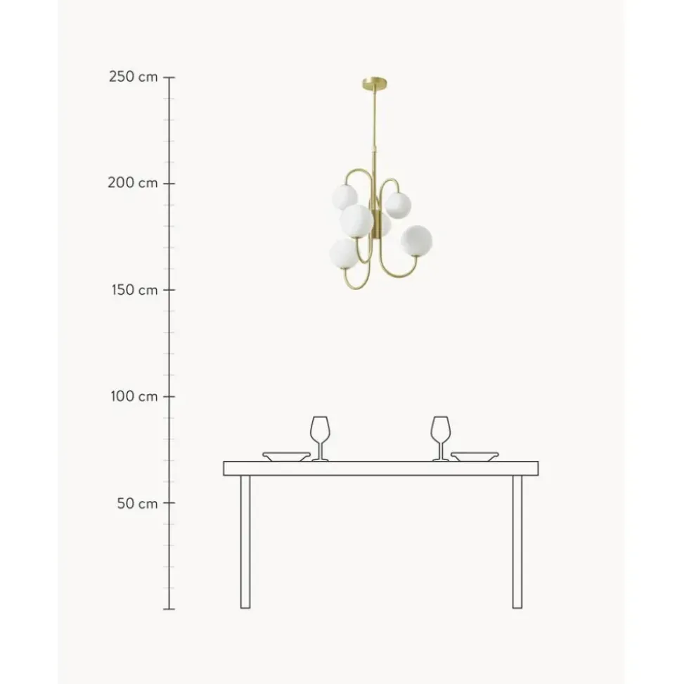 Lampara De Techo De Vidrio Avalee