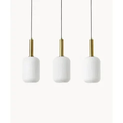 Lampara De Techo De Vidrio Opalino Candela