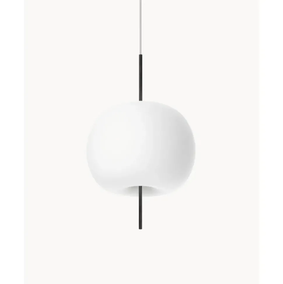 Lampara De Techo De Vidrio Soplado Artesanalmente Regulable Kushi