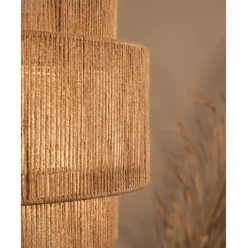 Lampara De Techo De Yute Cecillia