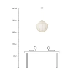 Lampara De Techo En Tejido Malla Beau