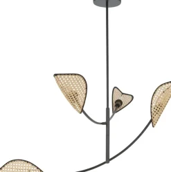 Lampara De Techo Grande Con Tejido Vienes Freja