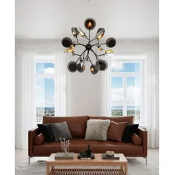 Lampara De Techo Grande Con Difusores Turno