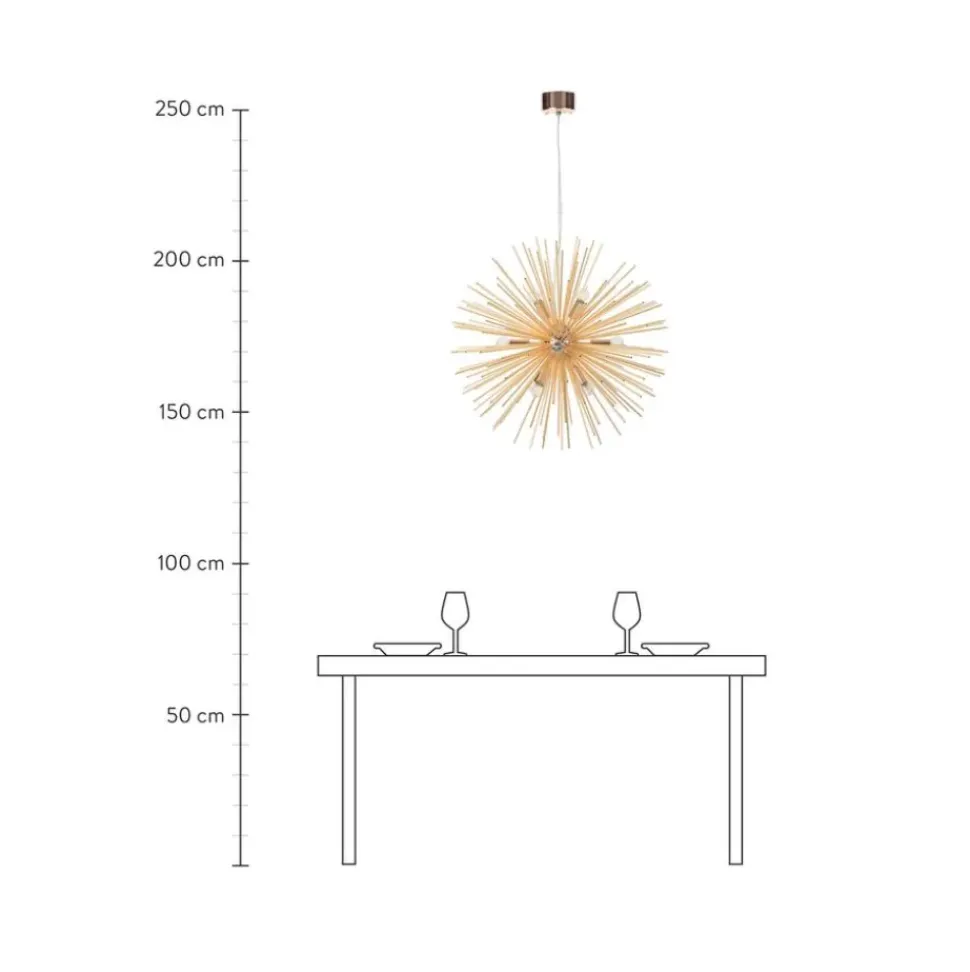 Lampara De Techo Grande De Diseno Soleil