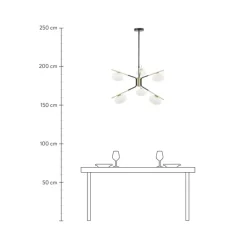 Lampara De Techo Grande De Diseno Guna