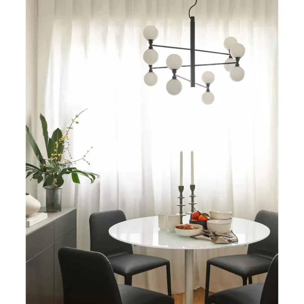 Lampara De Techo Grande De Cristal Grover