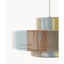 Lampara De Techo Grande De Lino Lace