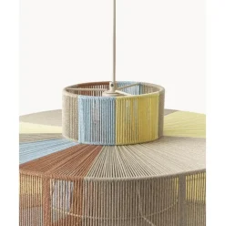 Lampara De Techo Grande De Lino Lace