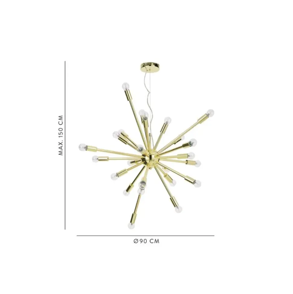 Lampara De Techo Grande Spike