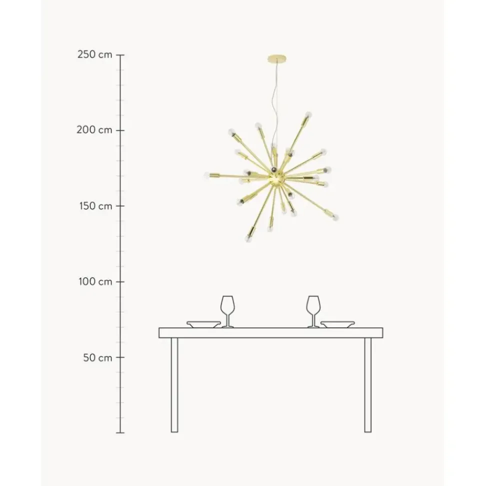 Lampara De Techo Grande Spike