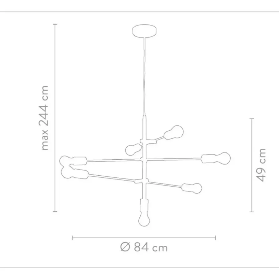 Lampara De Techo Grande Venja