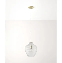 Lampara De Techo Pequena De Vidrio Lee