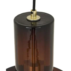 Lampara De Techo Pequena De Vidrio Flowy